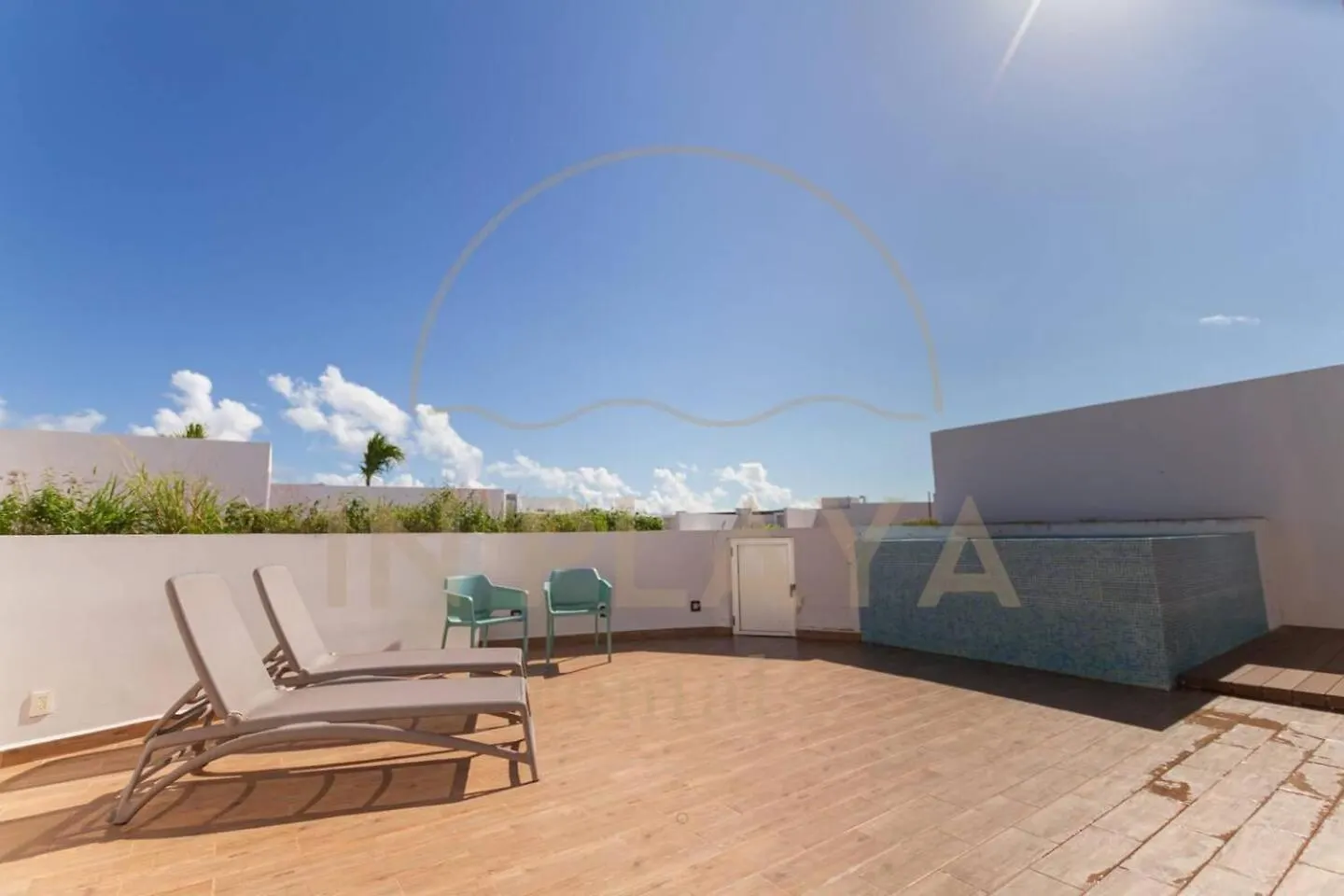 Apartment Private Rooftop, 1Br Ph, 2Ba, Sauna, Gym, Pool Playa del Carmen